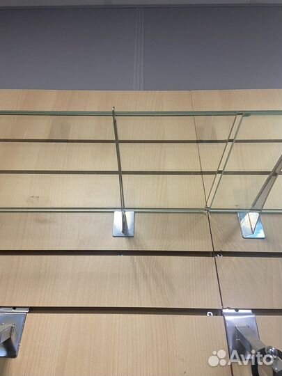 Полка стеклянная для экономпанелей