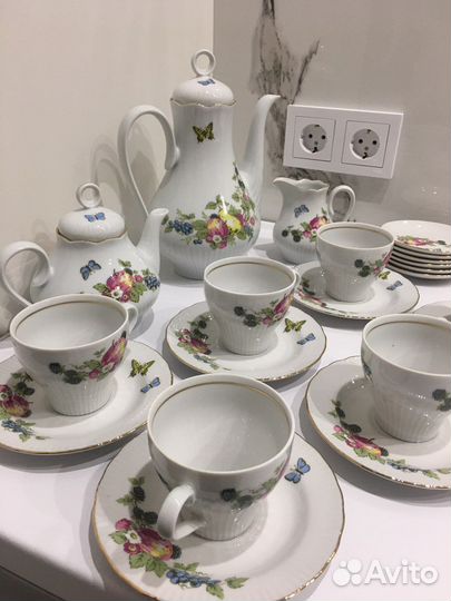 Чайные сервизы Германия винтаж СССР150 мл ч) 21пр