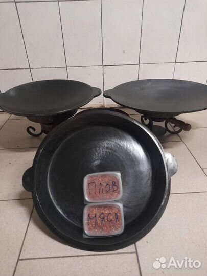 Сажд чугунный Сковорода Узбекский