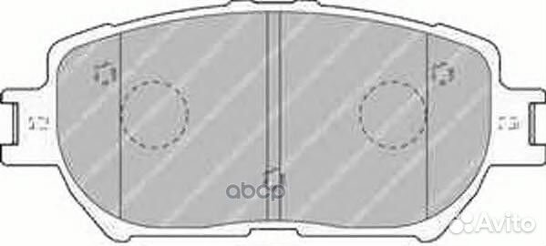 FDB1620 Колодки тормозные toyota camry (V30 )