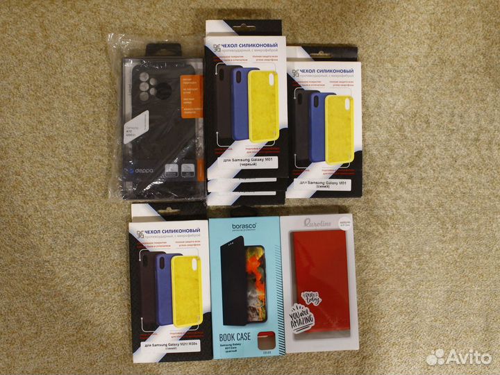 Защитные чехлы и стекла Samsung Galaxy разные