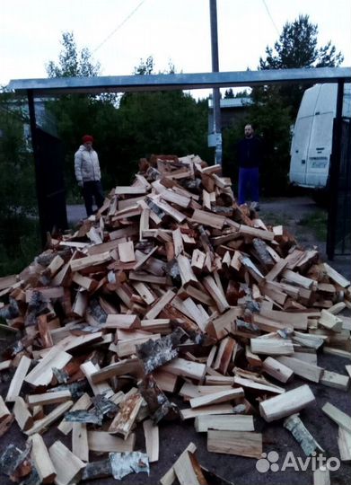 Дрова Береза с доставкой в Выборге