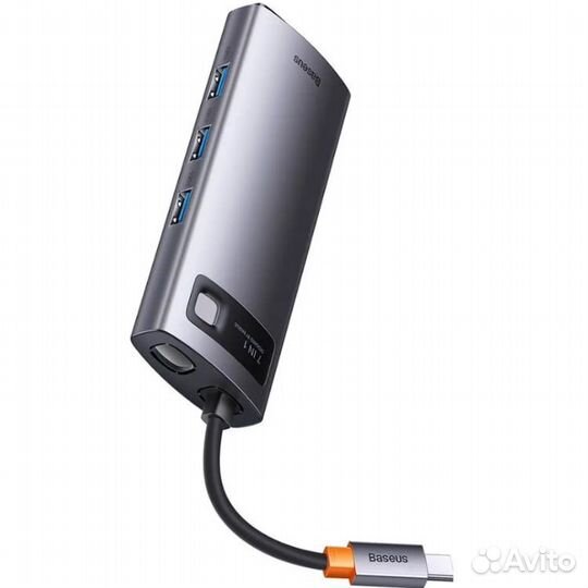 Хаб Baseus Metal Gleam Series 7-in-1