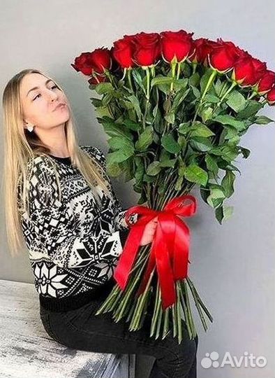 Высокие розы 150 160 170 180 190см доставка Москва