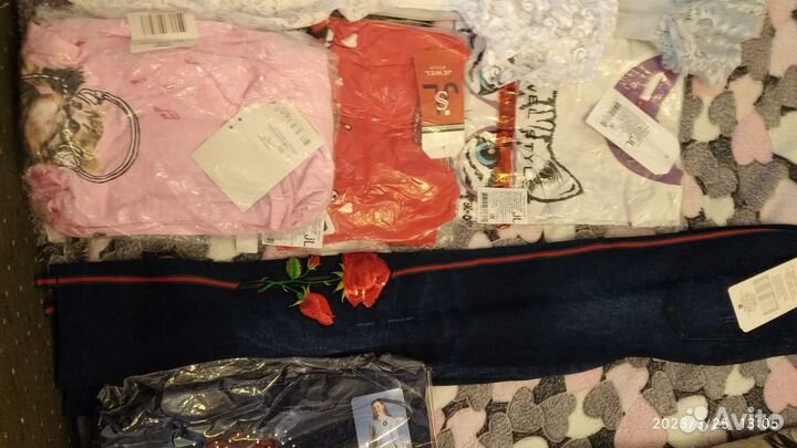 Вещи пакетом на девочку,рост146