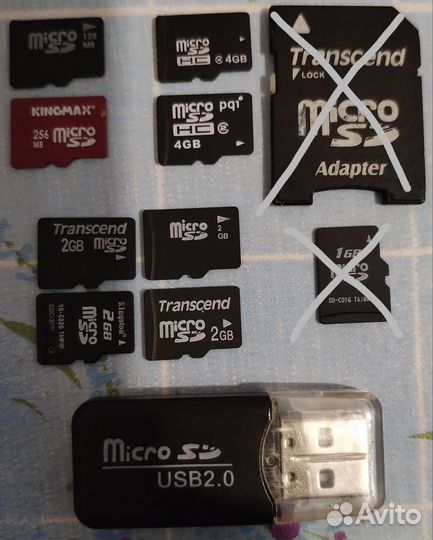 Карты памяти MicroSD и адаптер