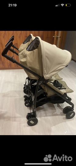 Коляска для двойни peg perego pliko mini twin