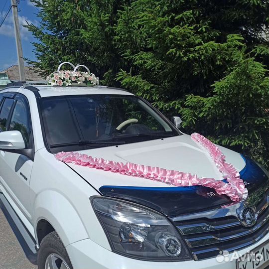 Свадебные украшения на машину