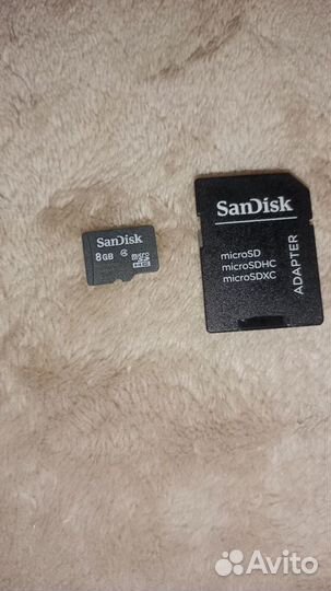 Карта памяти MicroSD 64gb sandisk