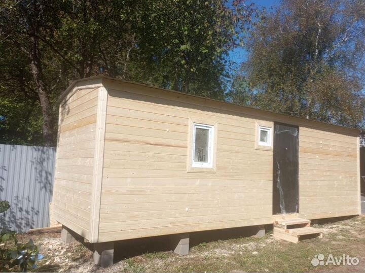 Бытовки со сборкой на участке
