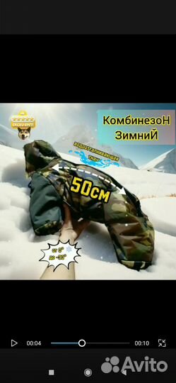 Зимний Комбинезон для собак