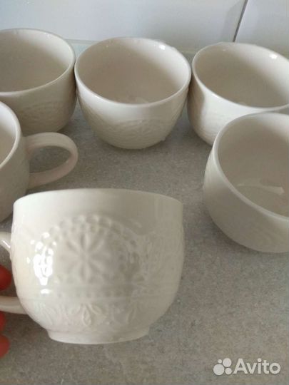 Кружки чайные новые 6 штук