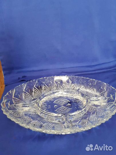 Хрустальная менажница