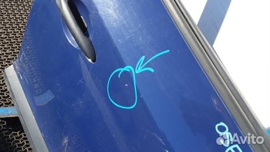 Дверь передняя правая renault megane 3 (OSE17E201)