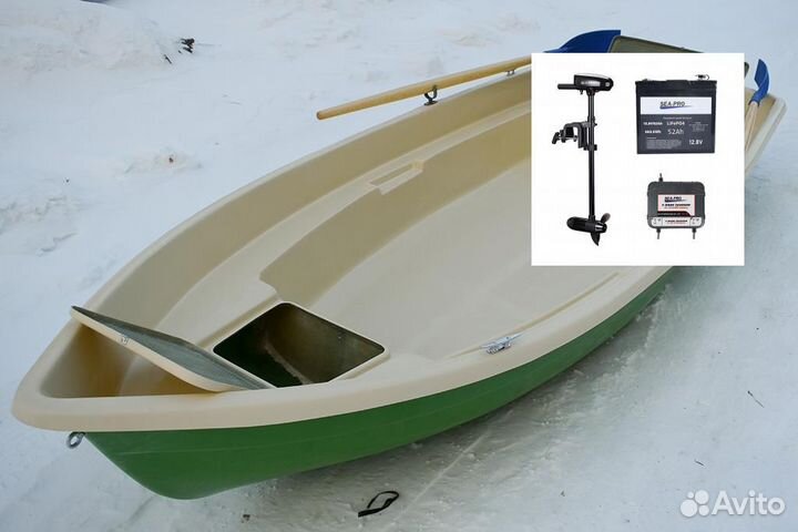 Лодка с мотором Тортилла-4 с Рундуками Sea-Pro T24