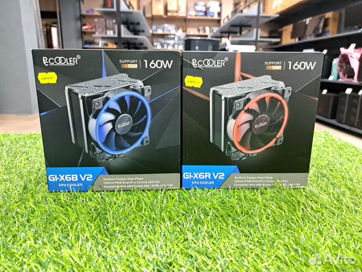 Кулер для процессора PcCooler GI-X6B 160вт