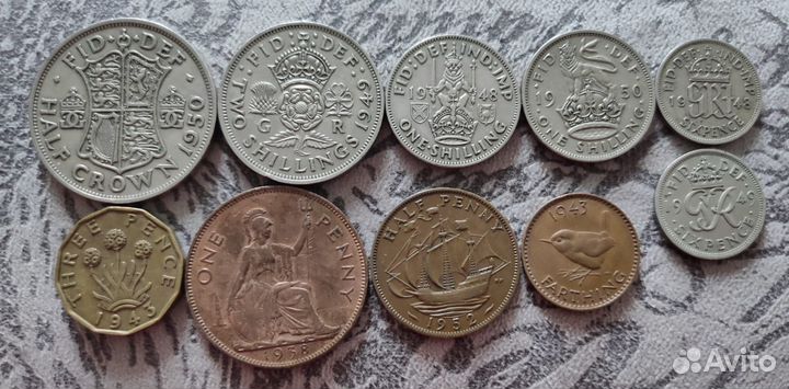 Великобритания наборы монет