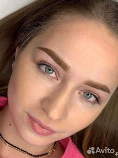 Перманентный макияж бровей губ век