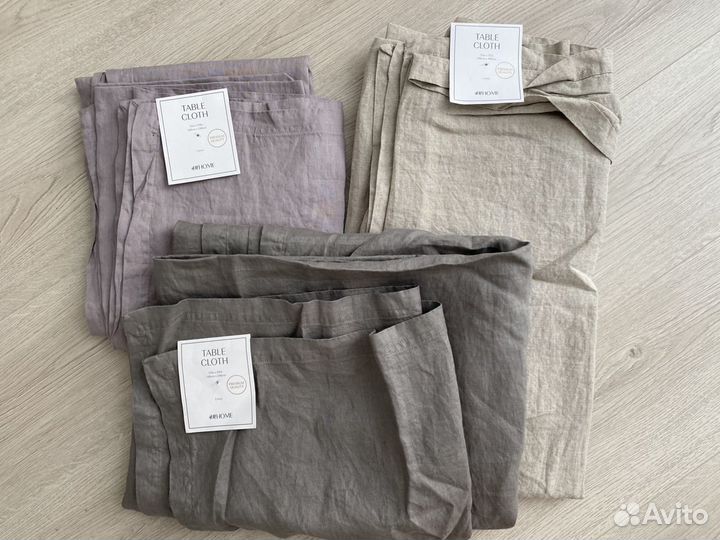 Новые льняные скатерти h&m