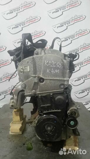 Двигатель renault K4M 801 clio BR CR двигатель из