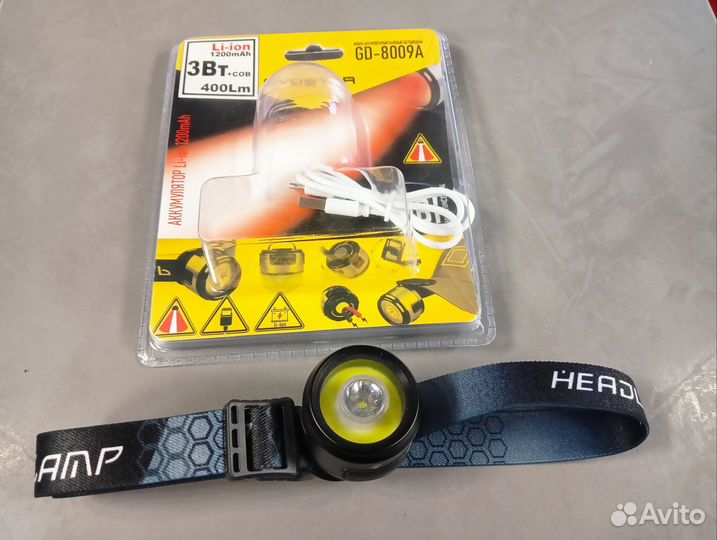 Фонари аккумуляторные налобные