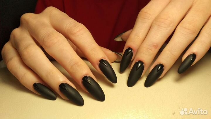 Наращивание ногтей, гель лак, укрепление