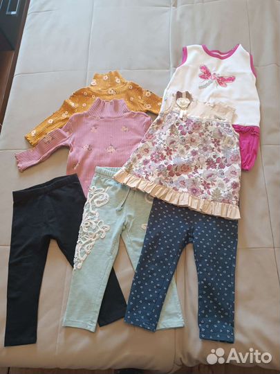 Пакет вещей на девочку 86-92