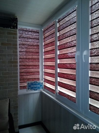 Рулонные кассетные шторы жалюзи модель Комфорт