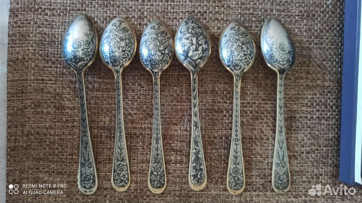 Серебряные ложки 875 пр