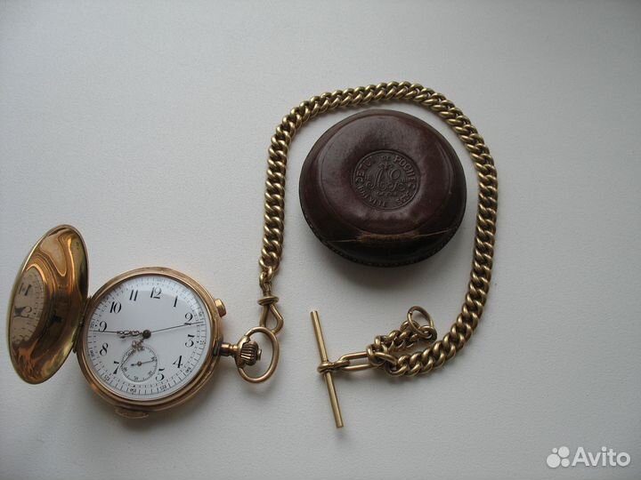 Часы репетир хронографМужские.Золото 56.На ходуR