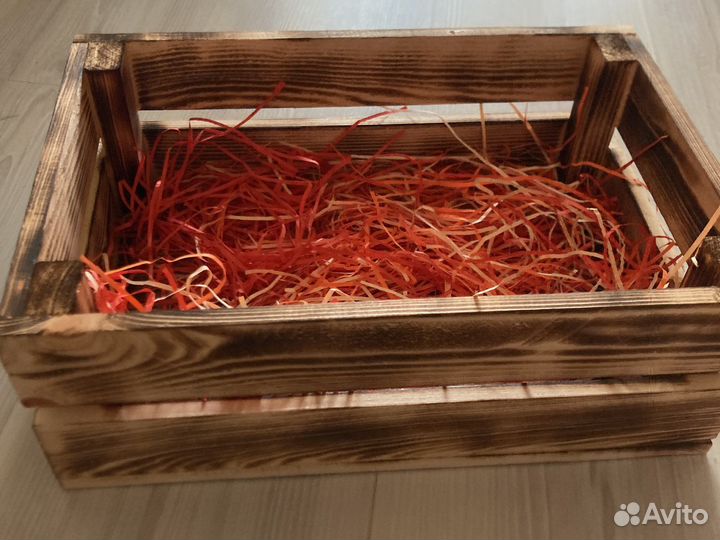 Ящик деревянный подарочный