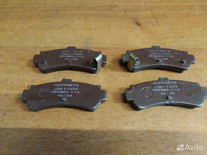 Колодки дисковые задние Nissan Almera