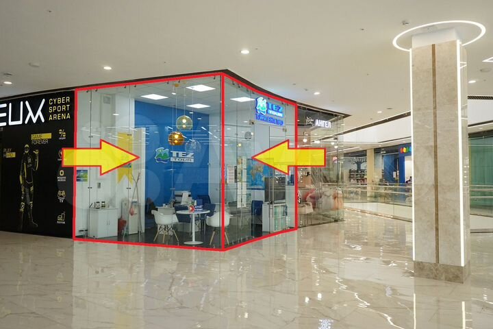 Торг. помещение 18,69 м² в ТЦ у метро