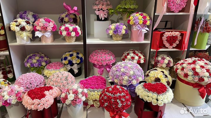 Мыльные розы 8 марта доставка