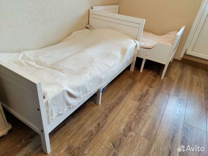 Детская кровать раздвижная Икеа Сундвик/Лурой