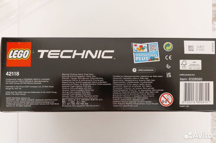 Конструктор lego Technic 42118 Monster Jam