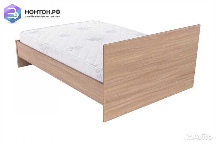 Кровать Классика 0.9 м шимо светлый