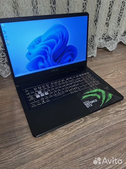 Мощный Asus/GTX 1650/Ryzen 5/SSD 512/17.3'' FullHD