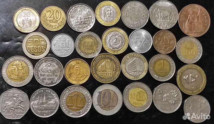 Монеты мира нечастые Экзотика Европа 1940-2022