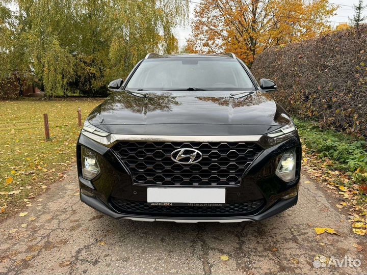 Hyundai Santa Fe 2.2 AT, 2018, 104 000 км