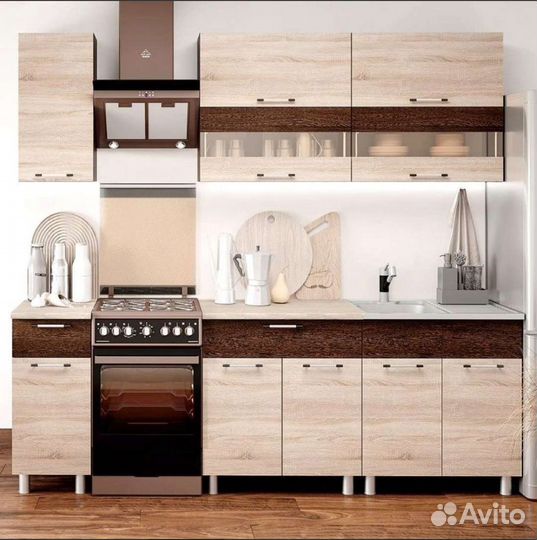 Кухонный гарнитур Монтана 2 метра