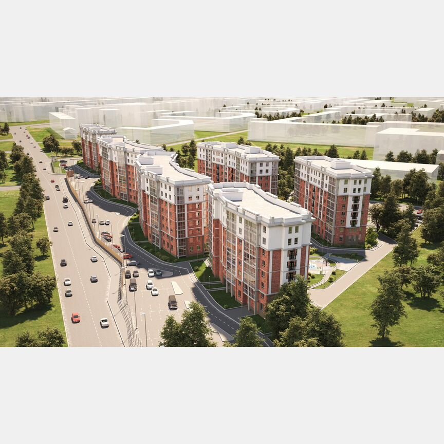 2-к. квартира, 64,5 м², 4/8 эт.