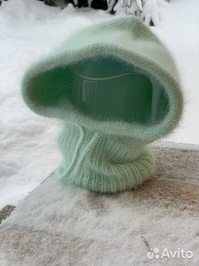 Капор из пуха норки