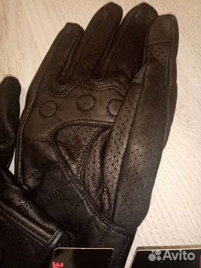 Мотоперчатки кожаные
