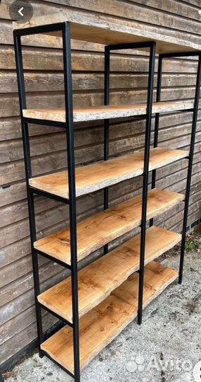 Стеллажи и этажерки дерево метал