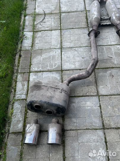 Выхлоп lexus rc f + катализаторы