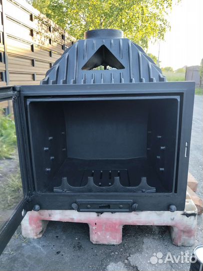 Каминная топка чугунная
