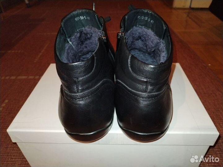 Ботинки мужские зимние, всё натуральное)