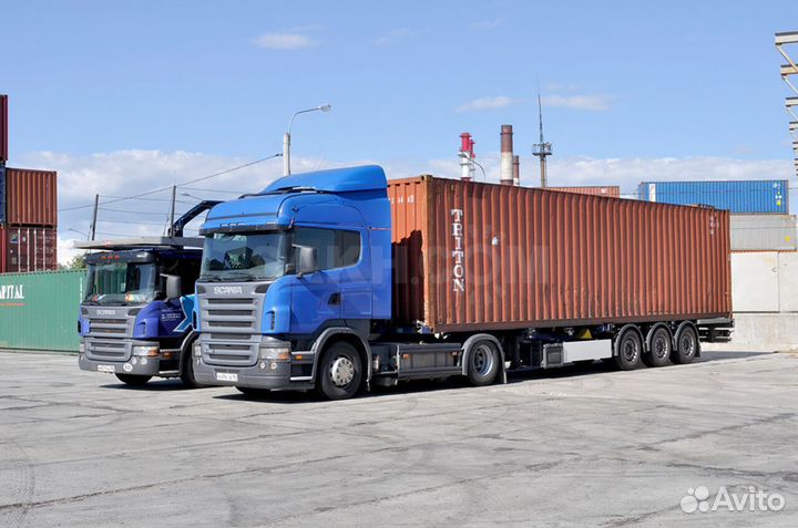 Водитель на контейнеровоз