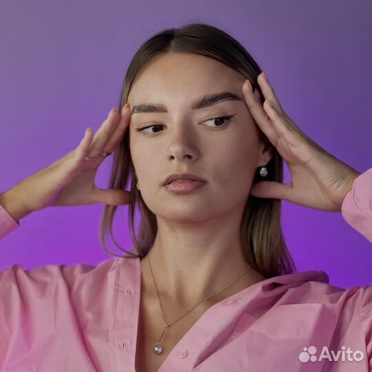 Наращивание ресниц в салоне/брови/ресницы